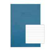 Rhino A4 Exercise Book 32 Page Light Blue Feint Ruled 8mm (Pack 100) - VDU014-160-8 DD
